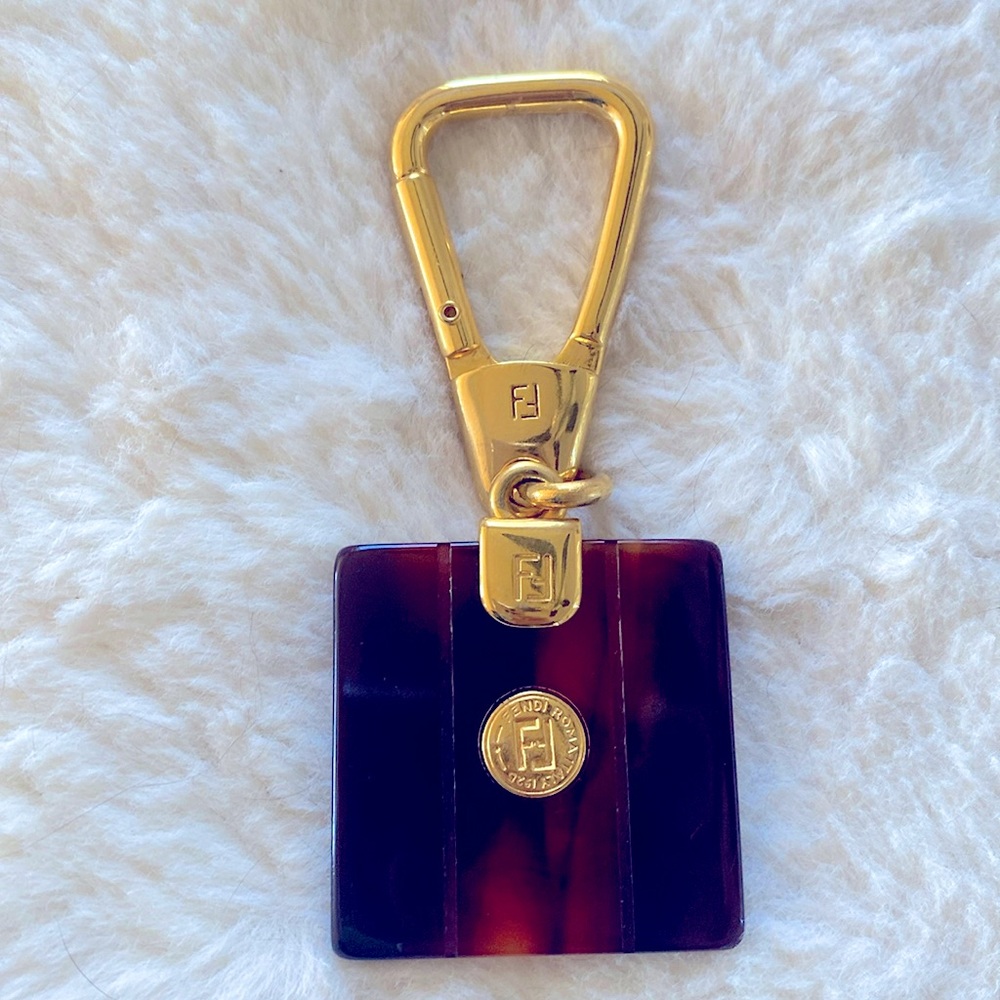 Fendi Tortoiseshell Keychain